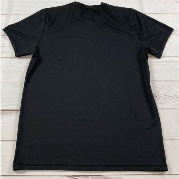 Reebok Mens Black Speedwick Performance Short Sleeve Running Shirt Size Large - Picture 2 of 6